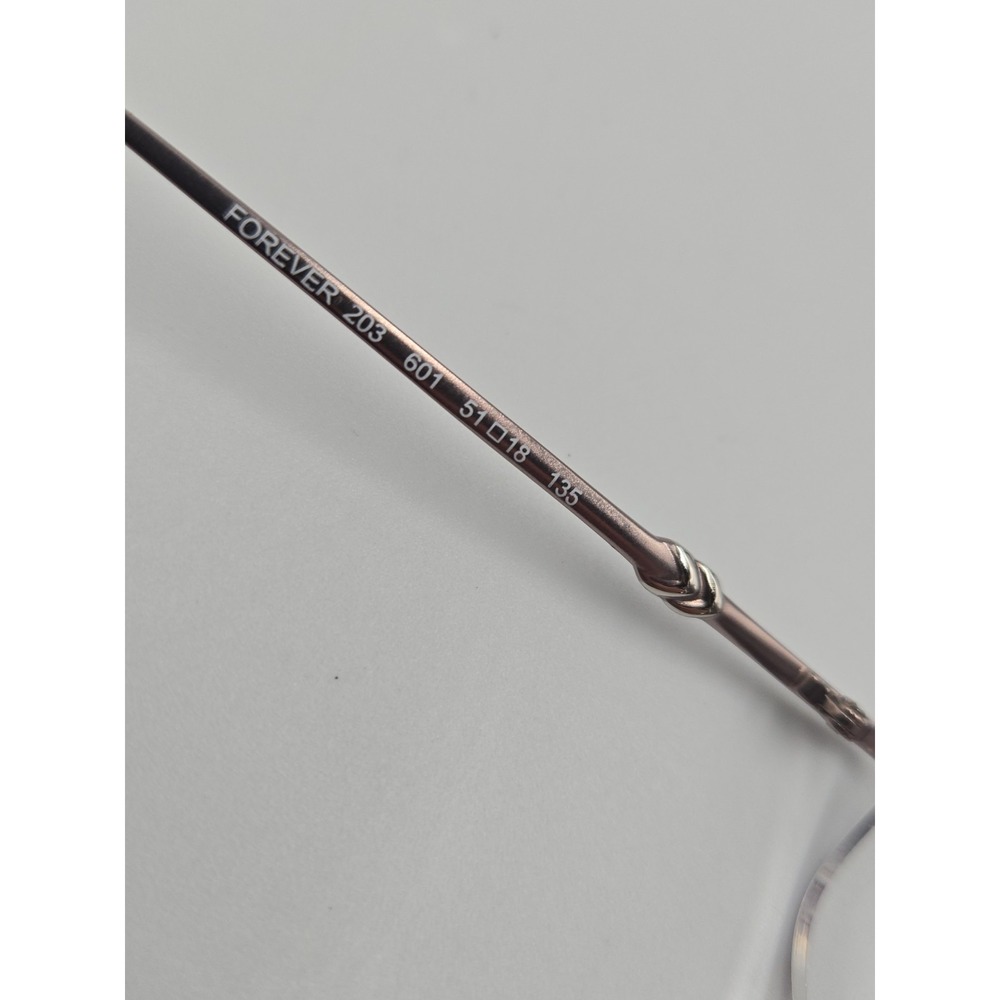 AIRLOCK Forever 203 601 Rose Gold Womens Rimless Eyeglasse Frames Only 51-18-135 - Picture 5 of 7